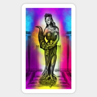 Goddess of Luck Sticker